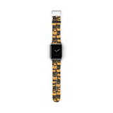 Yellow Bookish Pattern Design Watch Band for Apple Watch - Gifts For Reading Addicts