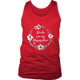 "Happy place" Men's Tank Top - Gifts For Reading Addicts