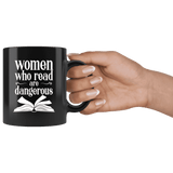 "Women who read"11oz black mug - Gifts For Reading Addicts
