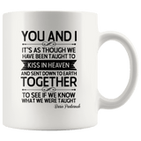 "You and i"11oz white mug - Gifts For Reading Addicts