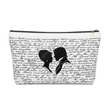 Pride and Prejudice Book Page Accessory Pouch for book lovers - Gifts For Reading Addicts