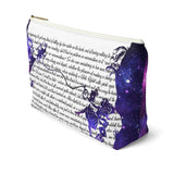 Alice In Wonderland Book Page Accessory Pouch for book lovers - Gifts For Reading Addicts