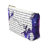 Alice In Wonderland Book Page Accessory Pouch for book lovers - Gifts For Reading Addicts