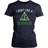 "i Don't Give A Slythershit" Women's Fitted T-shirt - Gifts For Reading Addicts