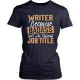 "badass isn't an official job title" Women's Fitted T-shirt - Gifts For Reading Addicts