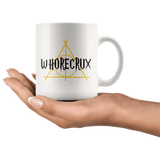 "Whorecrux"11oz White Mug - Gifts For Reading Addicts