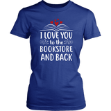 "I love you" Women's Fitted T-shirt - Gifts For Reading Addicts