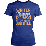 "badass isn't an official job title" Women's Fitted T-shirt - Gifts For Reading Addicts