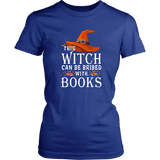 "Bribed With Books" Women's Fitted T-shirt - Gifts For Reading Addicts