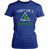 "i Don't Give A Slythershit" Women's Fitted T-shirt - Gifts For Reading Addicts