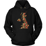 "UK Bookish Map" Hoodie - Gifts For Reading Addicts