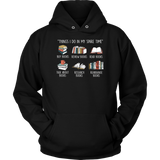 "Things I Do In My Spare Time" Hoodie - Gifts For Reading Addicts