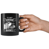 "It's Not Hoarding If It's Books"11oz Black Mug - Gifts For Reading Addicts