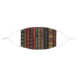 Vintage Books Spines Fabric Face Mask - Gifts For Reading Addicts