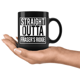 "Fraser's Ridge"11oz Black Mug - Gifts For Reading Addicts