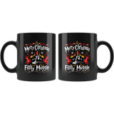 "Ya Filthy Muggle"11oz Black Christmas Mug - Gifts For Reading Addicts