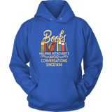 "Avoid Conversations since 1454" Hoodie - Gifts For Reading Addicts