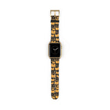 Yellow Bookish Pattern Design Watch Band for Apple Watch - Gifts For Reading Addicts