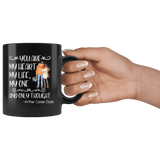 "My heart,My life"11oz black mug - Gifts For Reading Addicts