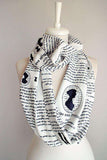 Pride and Prejudice Handmade Infinity Scarf Limited Edition - Gifts For Reading Addicts
