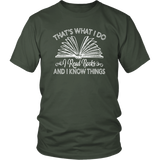 "I Read Books" Unisex T-Shirt - Gifts For Reading Addicts