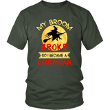 "I Became A Librarian" Unisex T-Shirt - Gifts For Reading Addicts