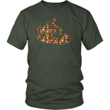 "Canada Bookish Map" Unisex T-Shirt - Gifts For Reading Addicts
