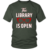 Rupaul"The Library Is Open" Unisex T-Shirt - Gifts For Reading Addicts