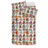 Booklover Pattern Bedset - Gifts For Reading Addicts