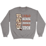 "I Read" Sweatshirt - Gifts For Reading Addicts