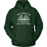 "I Read Books" Hoodie - Gifts For Reading Addicts