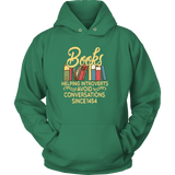 "Avoid Conversations since 1454" Hoodie - Gifts For Reading Addicts
