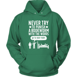 "Punish A Bookworm" Hoodie - Gifts For Reading Addicts
