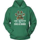 "Dogs and books" Hoodie - Gifts For Reading Addicts
