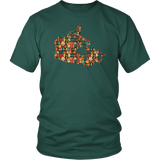 "Canada Bookish Map" Unisex T-Shirt - Gifts For Reading Addicts