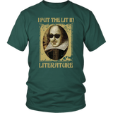 "I Put The Lit In Literature" Unisex T-Shirt - Gifts For Reading Addicts