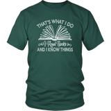 "I Read Books" Unisex T-Shirt - Gifts For Reading Addicts
