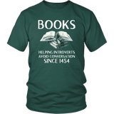"Books" Unisex T-Shirt - Gifts For Reading Addicts