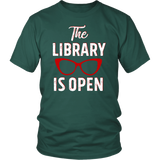 Rupaul"The Library Is Open" Unisex T-Shirt - Gifts For Reading Addicts