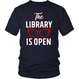 Rupaul"The Library Is Open" Unisex T-Shirt - Gifts For Reading Addicts