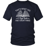 "I Read Books" Unisex T-Shirt - Gifts For Reading Addicts