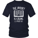 "The library" Unisex T-Shirt - Gifts For Reading Addicts