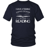 "Sleeping disorder" Unisex T-Shirt - Gifts For Reading Addicts