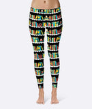 Bookshelves Leggings - Gifts For Reading Addicts