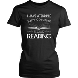 "Sleeping disorder" Women's Fitted T-shirt - Gifts For Reading Addicts