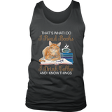 "I Read Books,I Drink Coffee" Men's Tank Top - Gifts For Reading Addicts