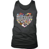 "I am a bookaholic" Men's Tank Top - Gifts For Reading Addicts