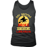 "I Became A Librarian" Men's Tank Top - Gifts For Reading Addicts