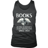 "Books" Men's Tank Top - Gifts For Reading Addicts