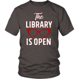 Rupaul"The Library Is Open" Unisex T-Shirt - Gifts For Reading Addicts